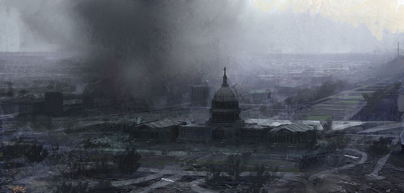 Illustration for article titled Remembering Fallout 3's Fantastic Concept Art